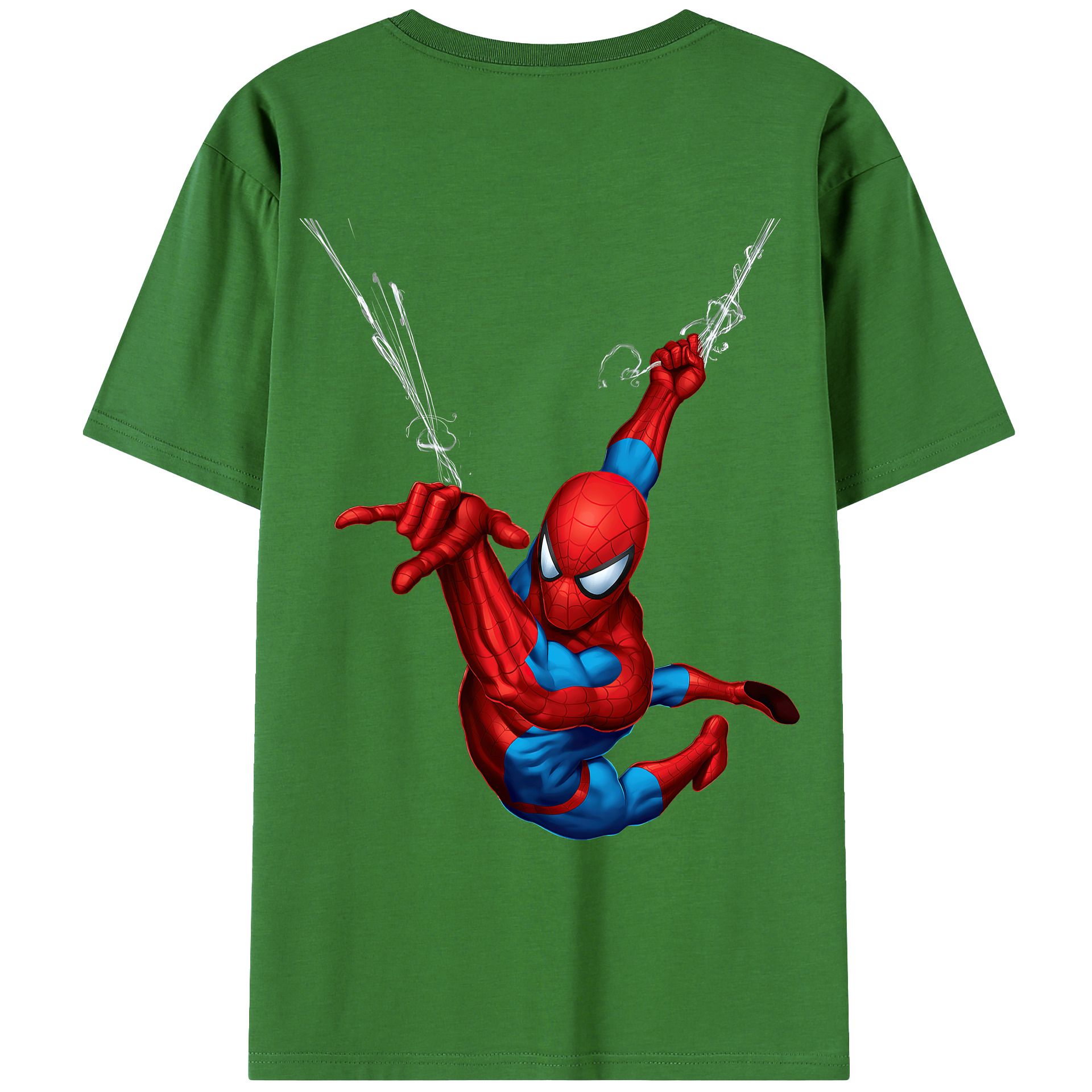 （画像用） Spider Man スパイダーマン レディース半袖Tシャツ(バックプリント)